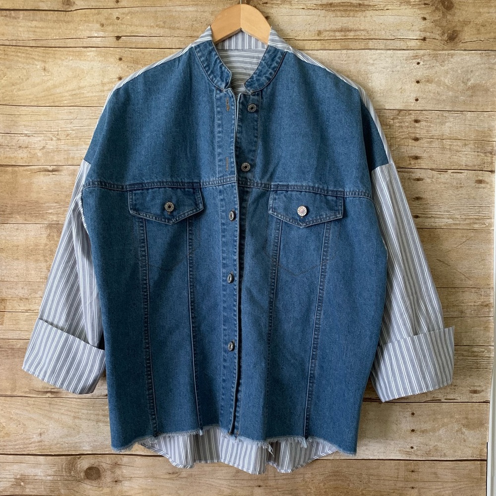 New Oversized Denim shirt Price is NOT fixed